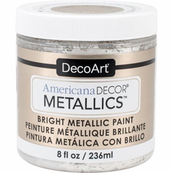 Deco Art Deco Art ADMTL-01 8 oz Americana Decor Metallic Paint; Pearl ADMTL-01